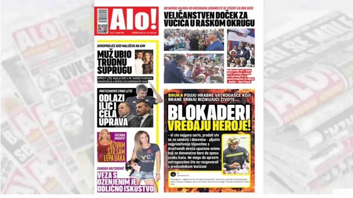 Blokaderi vređaju heroje! Psuju hrabre vatrogasce koji brane Srbiju rizikujući živote