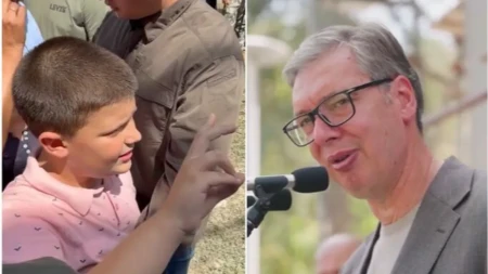 „Kaži, sine!“ Dečak pitao Vučića za put, a onda dobio odgovor koji nije očekivao