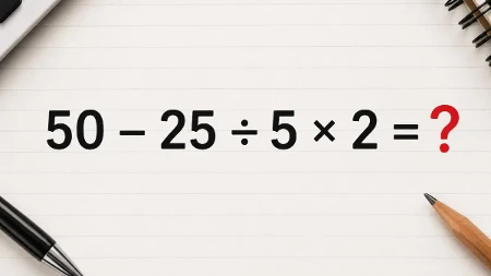 Ovaj zadatak pravi haos na mrežama: Znate li koliko je 50 – 25 ÷ 5 × 2?