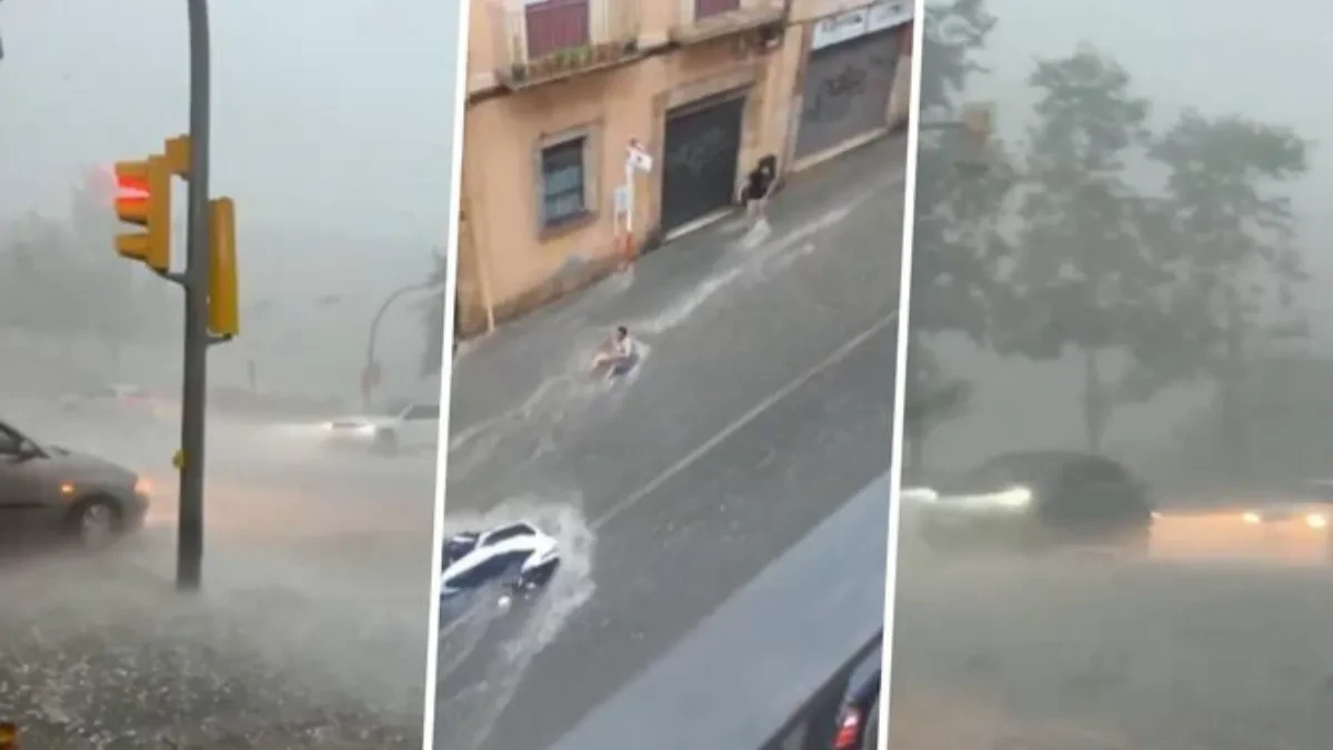 Apokaliptični prizori iz Španije! Nebo se otvorilo, ljudi završili u bujicama, more preplavilo plaže