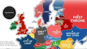 Mapa koja je zaludela Balkan: Sarajevo „Evropski Jerusalim“, Ljubljana „Grad Zmajeva“, a Beograd je dobio moćan nadimak!