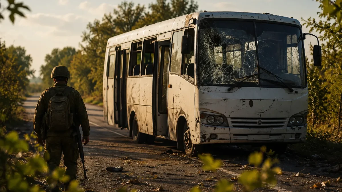 Masakr na putu u Lugansku! Dron pogodio autobus sa 15 putnika, tragedija odnela brojne živote