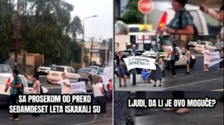 Koja li su godina ovi "studenti"? Pogledajte ko je juče blokirao Beograd na dva mesta (VIDEO)