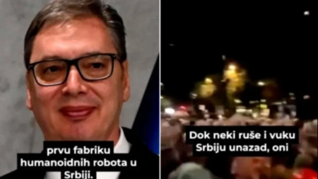 Jedni rade i grade, a drugi? Vučić otvorio fabriku robota, a blokaderi? (VIDEO)