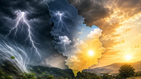 Nevreme stiže tokom noći! RHMZ upozorio na pljuskove i jak vetar, a onda sledi novi temperaturni šok