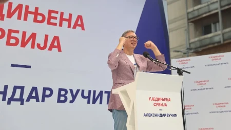 Završen miting "Ujedinjena Srbija" u Užicu: Pogledajte veličanstvenu atmosferu (FOTO)