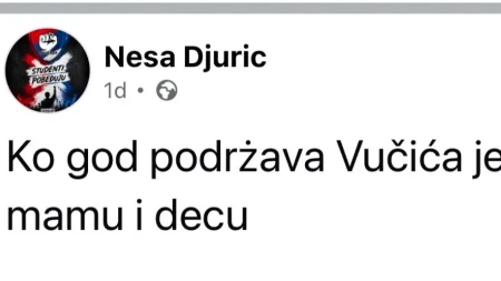 "Ko podržava Vučića j***m mu mamu i decu!" Jezivo! Ovo je studentsko-blokaderski program!