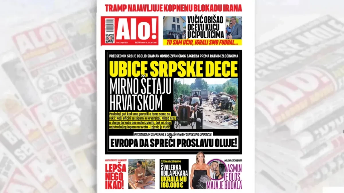 Predsednik Srbije ogolio sraman odnos zvaničnog Zagreba prema ratnim zločincima: Ubice srpske dece mirno šetaju Hrvatskom