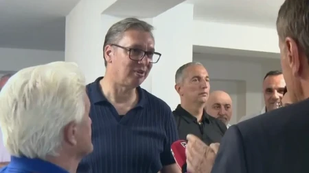 "Ovde su snažni ljudi, nije lako opstati" Predsednik Srbije sa narodom: "Mnogo ljudi je došlo, zbog mog oca pre svega, zbog porodice Vučić"