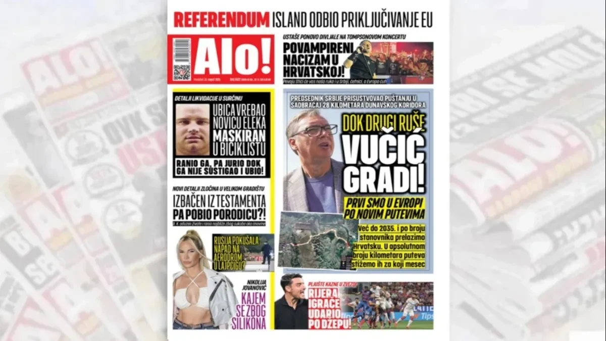 Dok drugi ruše Vučić gradi! Predsednik Srbije prisustvovao puštanju u saobraćaj 28 kilometara Dunavskog koridora