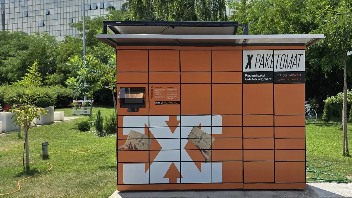 X Express paketomati na benzinskim stanicama NIS-a