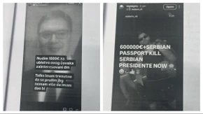 "Nudim 1000 evra za ubistvo ovog čoveka, zainteresovani u DM" Foto dokaz jezivih pretnji predsedniku Vučiću