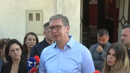 "Sve Srba što živi u Čipuljiću i Bugojnu, bilo je juče kod mene u kući" Vučić: Zato su ovi drugi kada su videli da šetam okačili ratne zastave