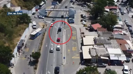 Motorom preko pune linije, pa pretiči redom: Dron snimio bahate vozače u Baru, kažnjeno njih 16 i jednog koji je mrtav pijan vozio