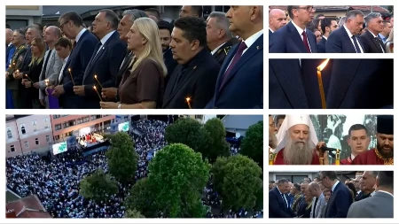 Obeležavanje Dana sećanja na žrtve zločinačke akcije "Oluja" u Mrkonjić gradu: Stigao predsednik Vučić