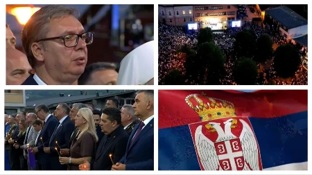 Obeležavanje Dana sećanja na žrtve zločinačke akcije "Oluja" u Mrkonjić gradu: Stigao predsednik Vučić