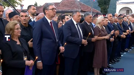Obeležavanje Dana sećanja na žrtve zločinačke akcije "Oluja" u Mrkonjić gradu: Stigao predsednik Vučić