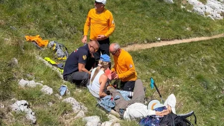 Drama na Durmitoru: Grk slomio nogu tokom planinarenja, spasilačka akcija trajala nekoliko sati