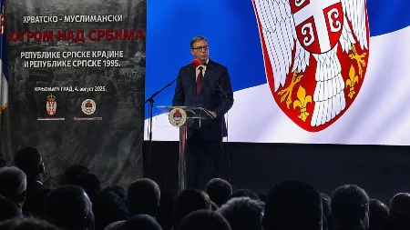 "Besplatan sir je uvek samo u mišolovci, lakog puta za ozbiljne države nema" Vučićeve reči odjeknule iz Mrkonjić Grada (VIDEO)