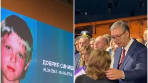 "Oprostite nam": Vučić se izvinio majci stradalog Siniše (12) u ime Srbije