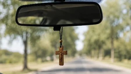 Mnogi Srbi drže krst na retrovizoru, a ne znaju da li je to dozvoljeno: Evo šta kažu crkva i zakon
