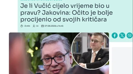 Hrvati se poklonili Vučiću: Sve vreme je bio u pravu!