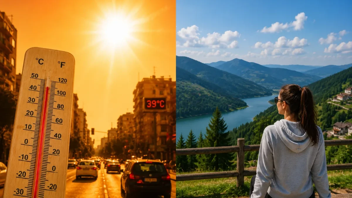 Dok se ostatak Srbije topi, ovde će vam trebati jakna: Razlika u temperaturi je i do 15 stepeni