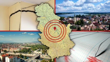 Zemljotres u Srbiji: Evo gde se treslo