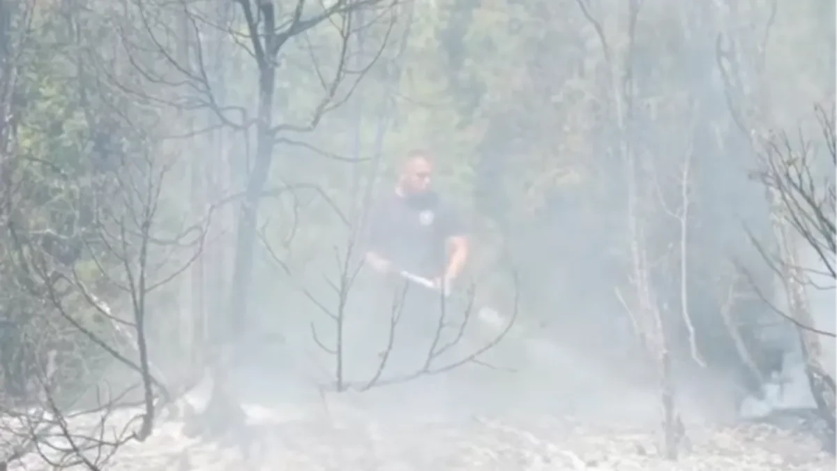 Novi snimci iz Deliblatske peščare! Zatvoren deo puta Kovin-Bela Crkva, grade se odbrambene linije! (VIDEO)