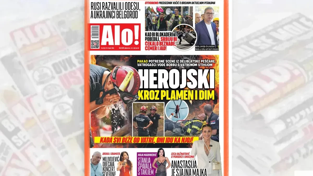 Pakao: Potresne scene iz Deliblatske peščare - vatrogasci vode borbu s vatrenom stihijom