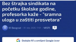 Pukli: Blokaderi lude jer 1. septembra nije bio štrajk prosvetnih radnika!