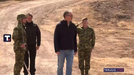 Vučić stigao na Pešter: Migovi, tenkovi, raketni sistemi i više od 2.000 vojnika u akciji