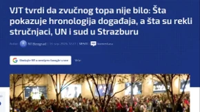 N1 nastavlja da truje: Blokaderski medij ignoriše dokaze o zvučnom topu, manipuluše, prećutkuje i spinuje