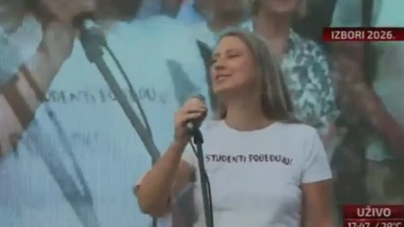 Blokaderska bahatost ponovo na delu: Ljubica Oparnica maltretira deku (VIDEO)