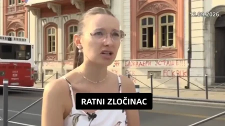Bruka! Emilija Milenković: Ratko Mladić je ratni zločinac! Evo kako blokaderi varaju građane, "studentkinja" sve priznala!