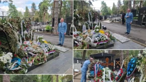 „Svaka ptica svome jatu!“ Knežević posetio Mladićev grob, pa se oglasio rečima: „I ja srpskom komandantu!“