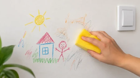 Dečje šare, masnoća i prljavi tragovi nestaju: Ne morate da krečite, probajte ovaj trik!