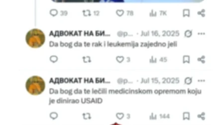 133. na "studentskoj" listi želi rak deci, a Srbi su mu gamad - treba li ovakvi da vode našu zemlju?!