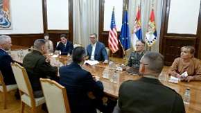 Vučić sa Vudrafom: Predsednik izrazio zabrinutost za položaj i sigurnost srpskog stanovništva na Kosmetu