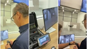 Gledajte kako Vučić upravlja dronom! Predsednik u novoj fabrici letelica: Planovi su veliki