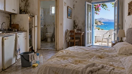 Šerpom otpušavala WC, a gosti iz nje da jedu?! Milica opisala užas u smeštaju od 578 evra na Tasosu!