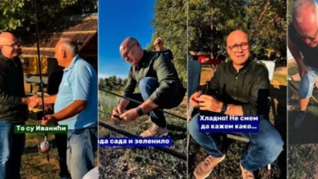 Vučević u Bačkom Jarku: "Hladno pivo uz pecanje sa iskusnim peca­rošima" (VIDEO)