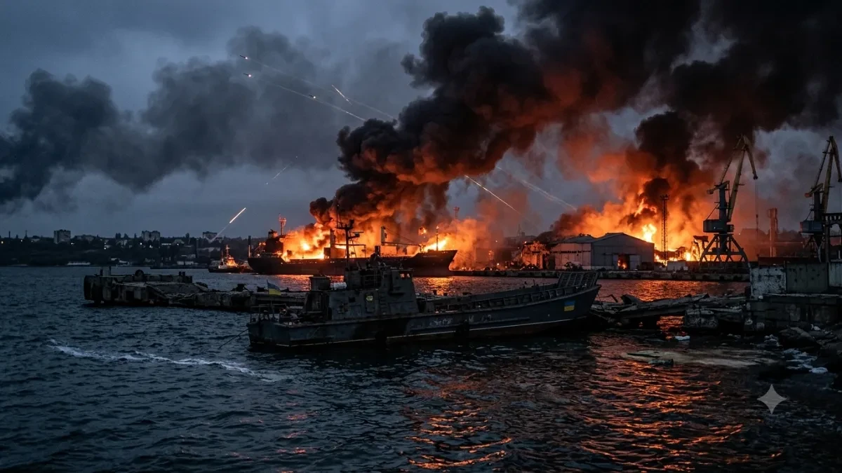 Ruske rakete napravile maskr! Uništeni brodovi puni oružja za Ukrajinu