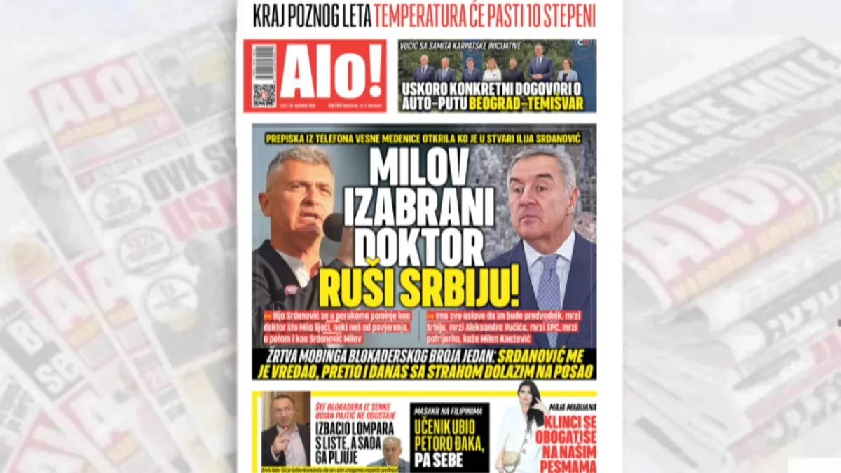 Milov izabrani doktor ruši Srbiju! Prepiska iz telefona Vesne Medenice otkrila ko je u stvari Ilija Srdanović