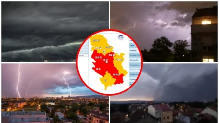 Nevreme stiže za sat vremena! Upravo se oglasio RHMZ, ovaj deo Srbije prvi na udaru