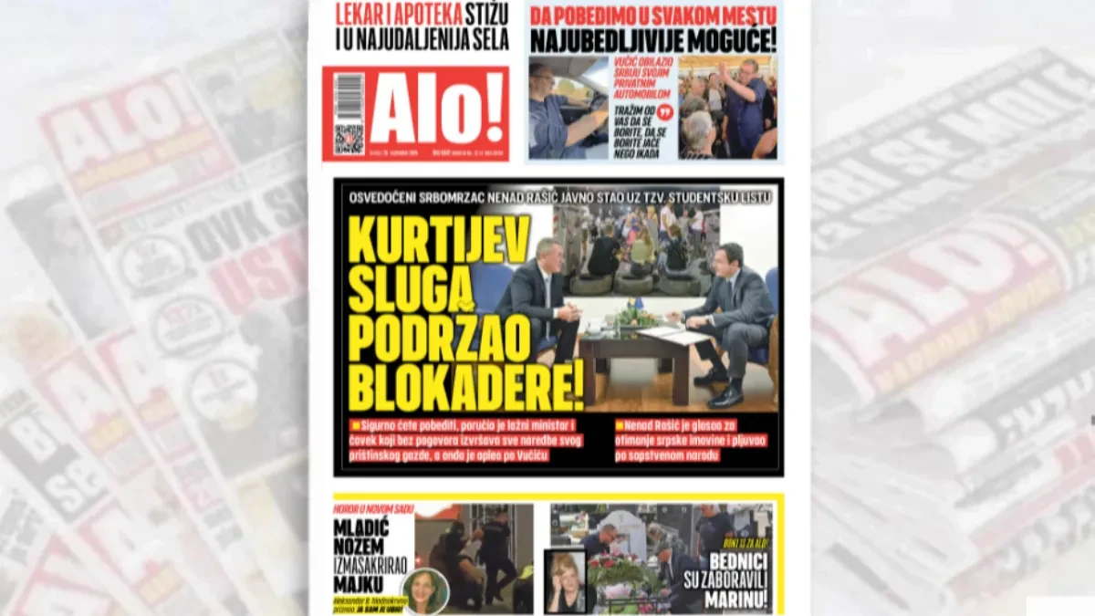 Kurtijev sluga podržao blokadere!