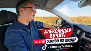 Predsednik uživo iz "škode": Vučić ponovo pozvao Srdanovića na duel, gde god poželi! 