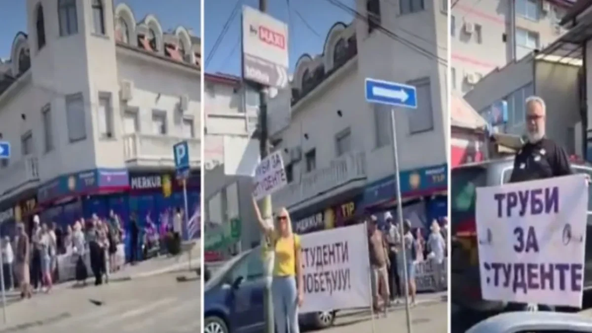 Blokaderi razvili transparente i molili vozače da trube, a narod im pokazao šta misli: Dobili odgovor koji će dugo pamtiti!