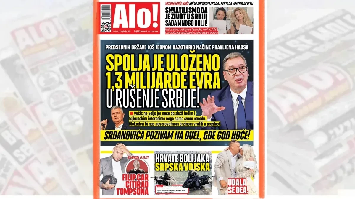 Spolja je uloženo 1,3 milijarde evra u rušenje Srbije! Predsednik države još jednom razotkrio načine pravljenja haosa