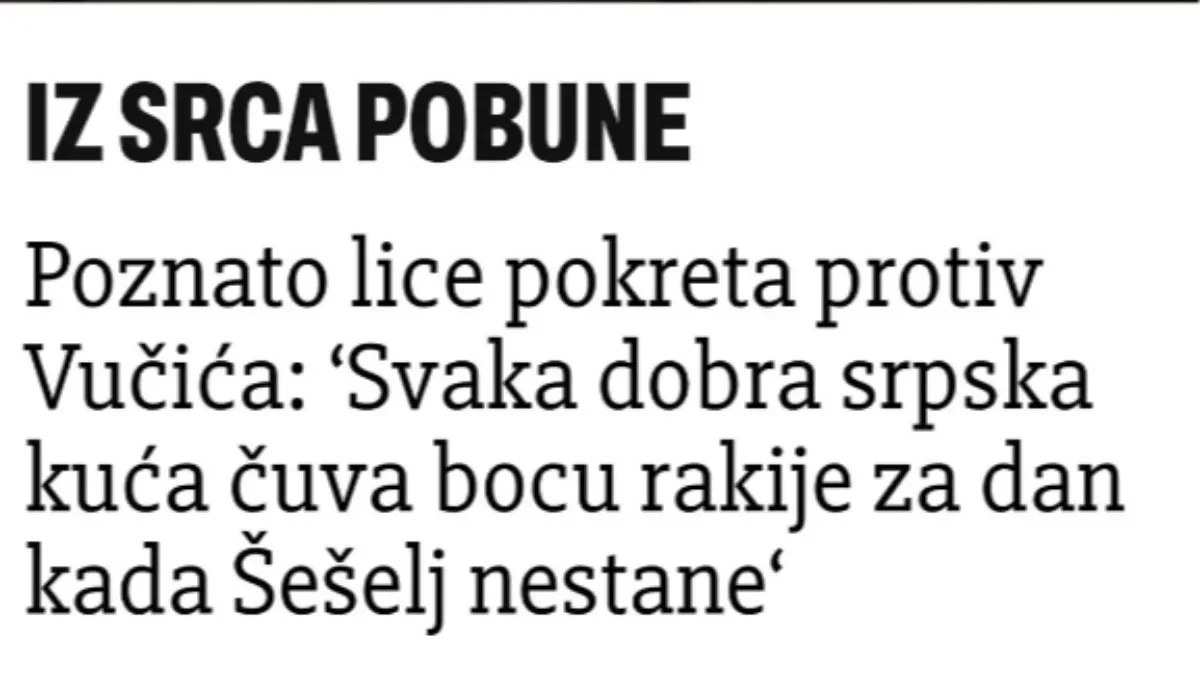Ok, sad je zvanično - blokaderi i utaše su obični bolesnici